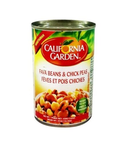 California Garden Fava Beans and Chick peas mix 24×454 g