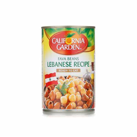 California Garden Fava Beans Lebanese Recipe 24×454 g