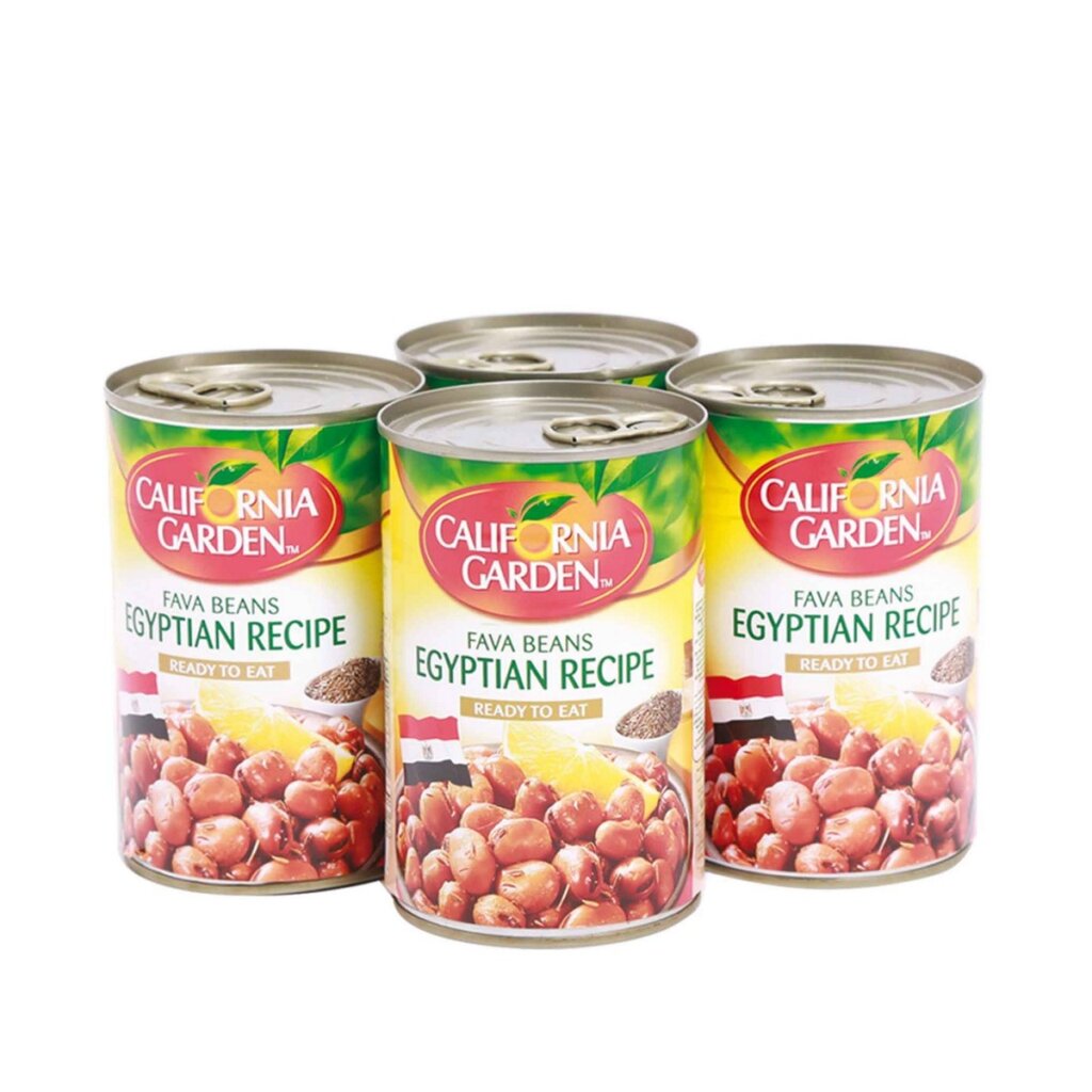 California Garden Fava Beans Egyptian Recipe 24×454 g