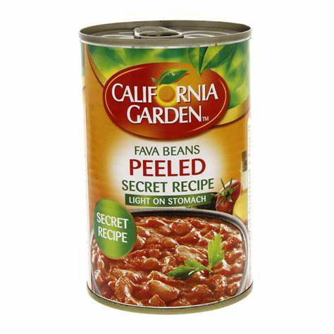 California Garden Fava Beans Peeled Spicy 24×454 g