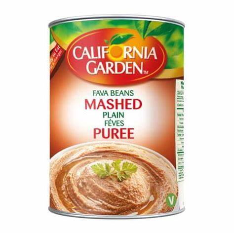 CALIFORNIA Garden Fava Beans Mashed 24×454 g