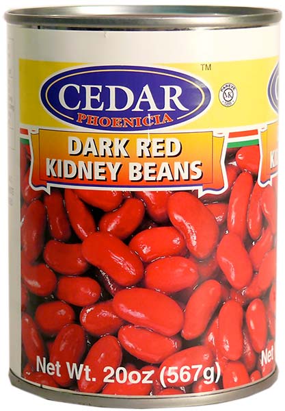 CEDAR DARK RED KIDNEY BEANS 6X2.84LT