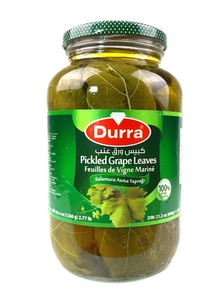 PICKLED GRAPE LEAVES 12X600G Glass