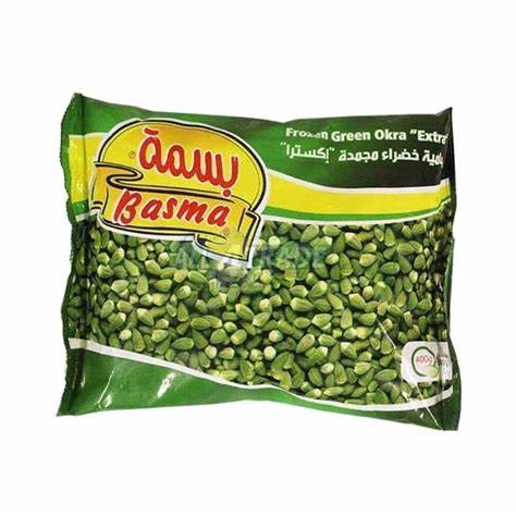 BASMA FROZEN GREEN OKRA ( EXTRA )