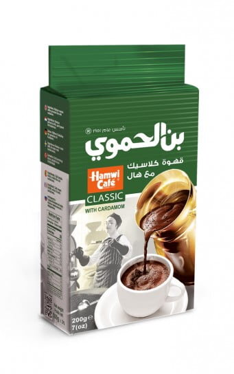 Hamawi Cafe’ Classic with Cardamom Green 12x450g